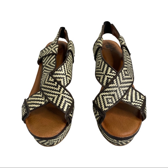 Lucky Brand KoKo Platform Wedge Sandals Heels - Picture 3 of 16